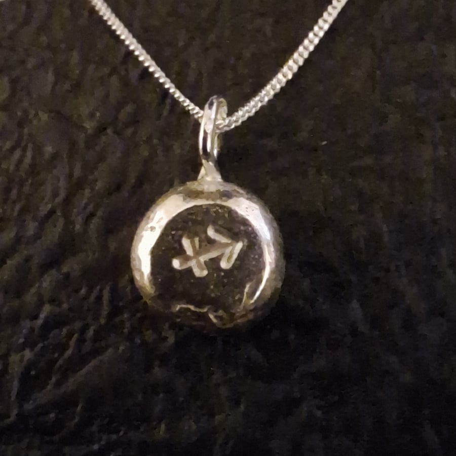 Zodiac Pebble Necklace