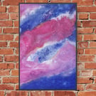 Dream Day In Pink Abstract Original Painting