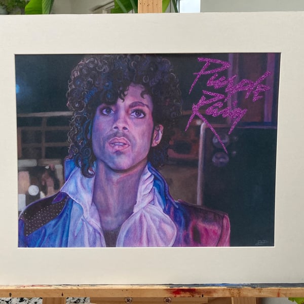 Prince Purple Rain - Original Art Print 