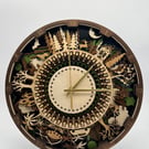 Intricately Laser-Cut - 28cm - All Seasons Clock