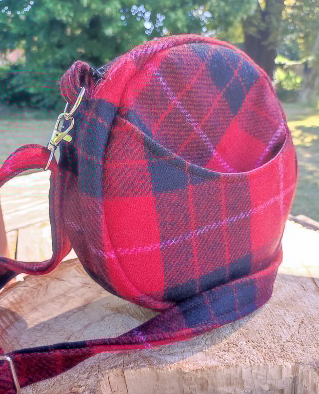Tartan hand bag  UK delivery free