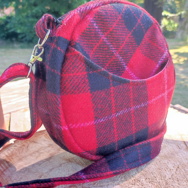 Tartan hand bag  UK delivery free