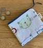 Cats coin purse, Handmade in the UK