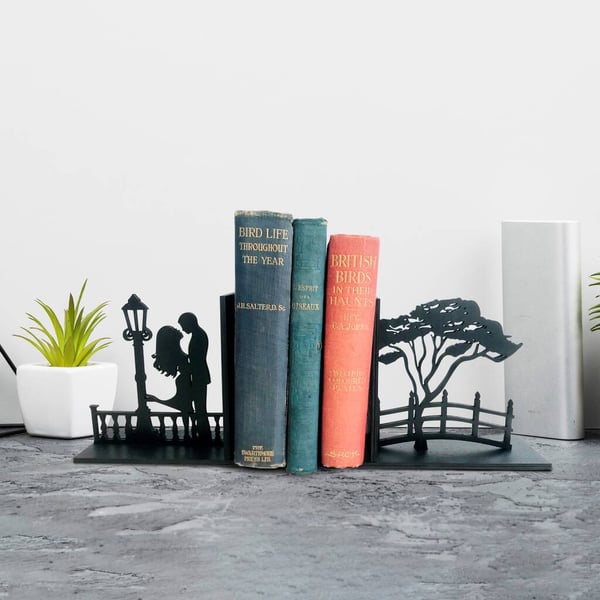 Love Story Bookends