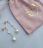 Pearl Earrings 14kt Gold Filled - Image 6