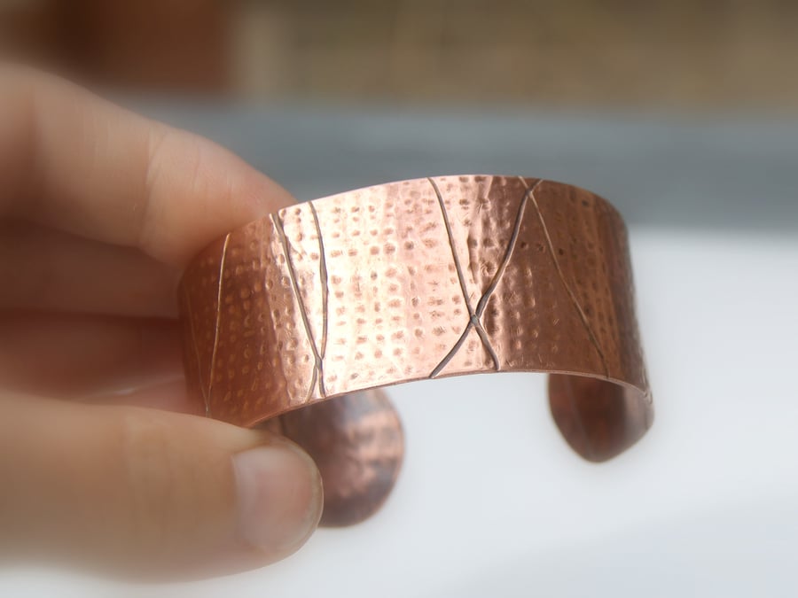 pure copper cuff bracelet