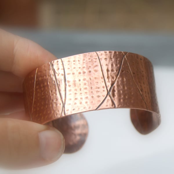 pure copper cuff bracelet