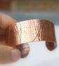 pure copper cuff bracelet - Image 1
