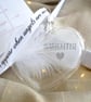 Daughter Memorial Feather Bauble, In Memory of Daughter, Heart Glass Christmas O - Image 3