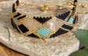 Handwoven beadwork bracelets