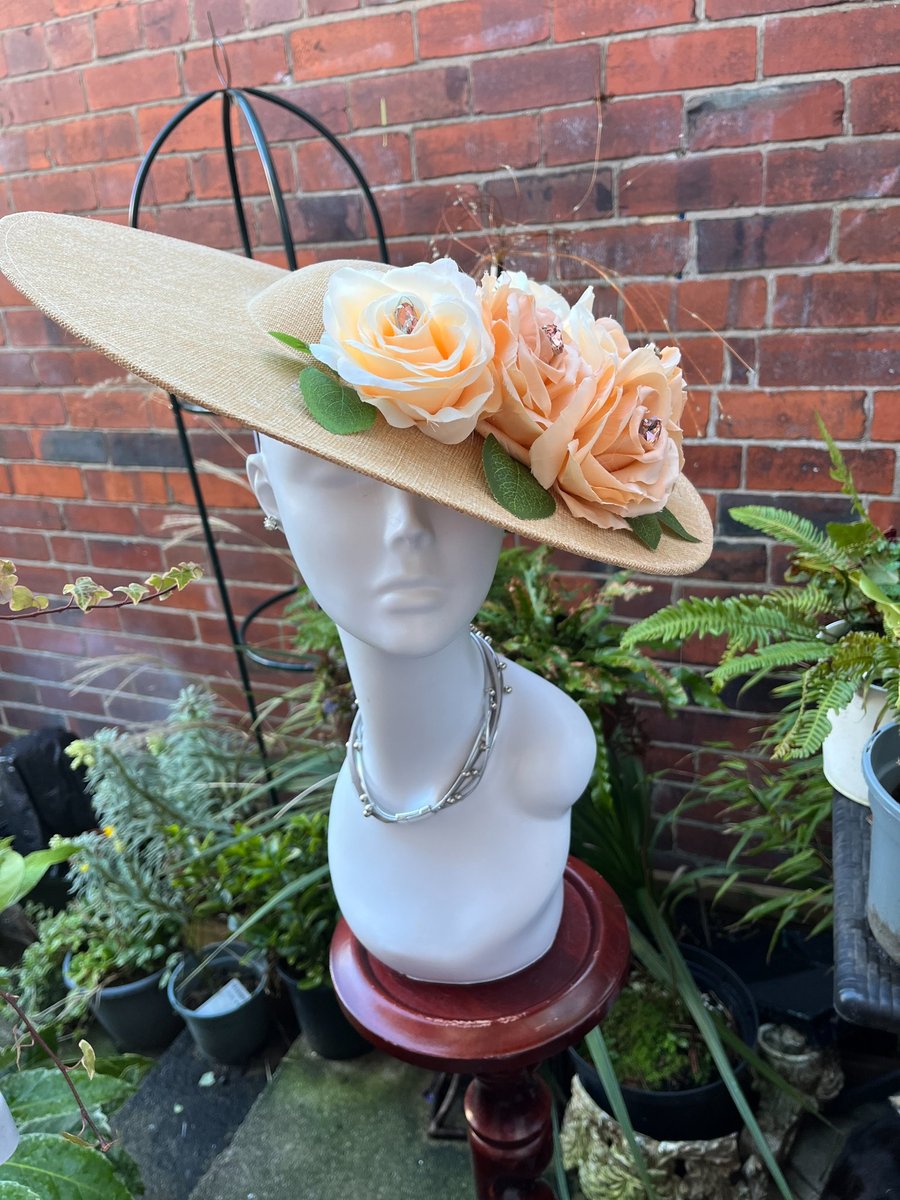 Beautiful Handmade hat, Hat for the Races, Hats for Ascot, Special Occasion Hats
