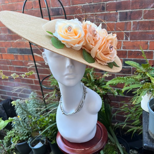 Beautiful Handmade hat, Hat for the Races, Hats for Ascot, Special Occasion Hats