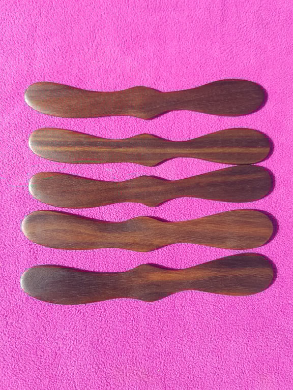 Hand Crafted Scandinavian Walnut Butter Knives (smörkniv)