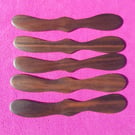 Hand Crafted Scandinavian Walnut Butter Knives (smörkniv)
