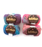 Knitting kit for flowery infinity scarf PINK ONLY - Image 3