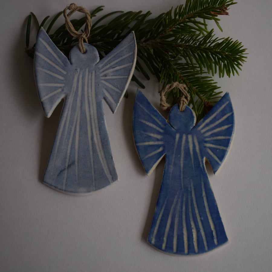 Ceramic Christmas Angels 