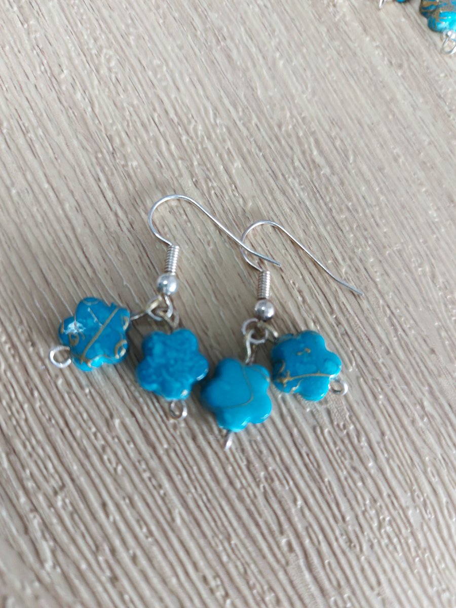 Dangley star earrings  