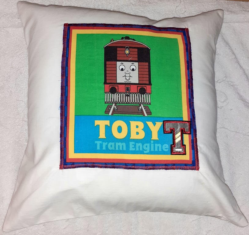 Toby the Tram Engine Cushion