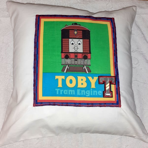 Toby the Tram Engine Cushion