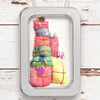 Christmas gift decoration, gifts in a little tin, 