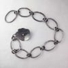 Silver Briar rose bracelet