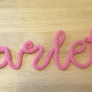 knitted wire words