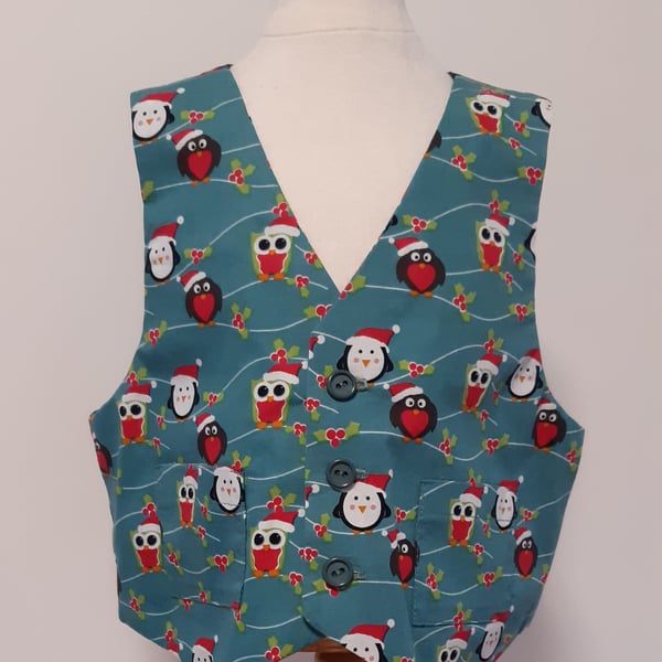 Christmas Festive Waistcoat (age 4 and age 5)