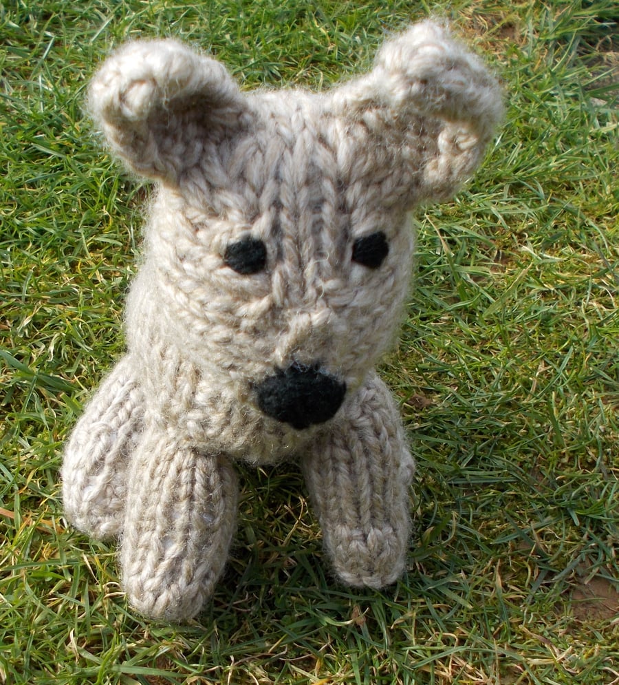Hand Knitted Dog