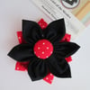 Double Flower Fabric brooch