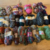 Socking great haul of sock wool.