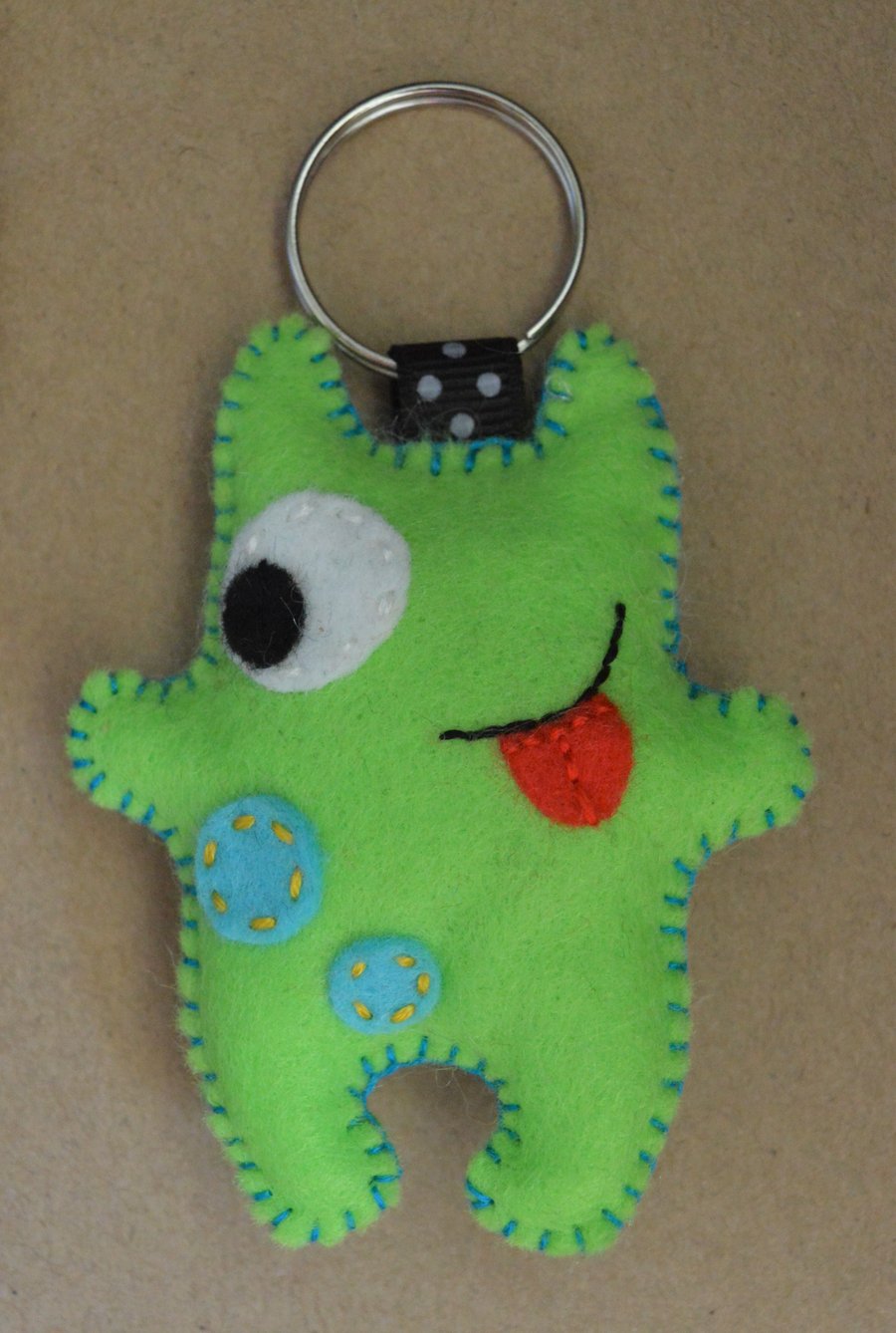 Little Monster Felt Stuffie Key-ring