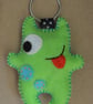 Little Monster Felt Stuffie Key-ring - Image 1