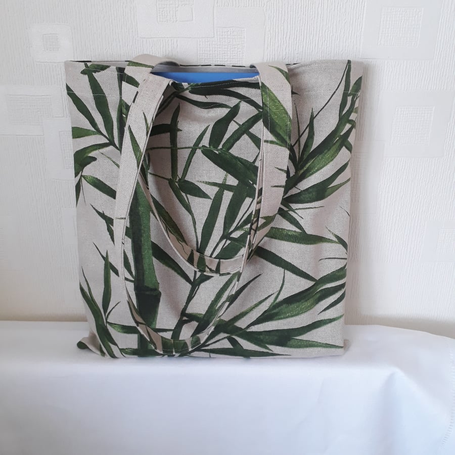 Bamboo Shoulder Tote Bag, 