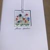 Fused glass keepsake cards