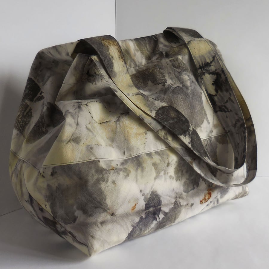 ECO BOTANICAL PRINTED LARGE SACK BAG