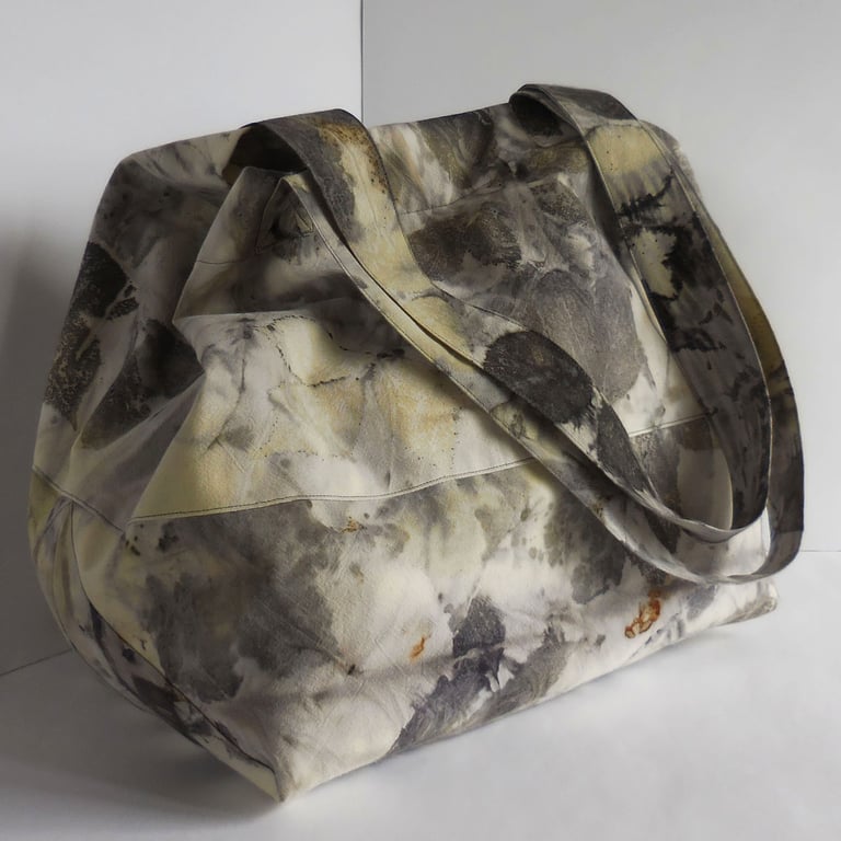 ECO BOTANICAL PRINTED LARGE SACK BAG