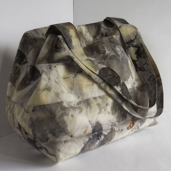 ECO BOTANICAL PRINTED LARGE SACK BAG