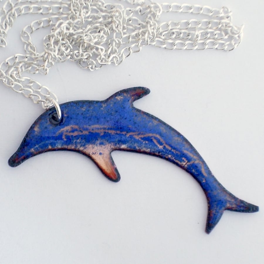 pendant - blue dolphin