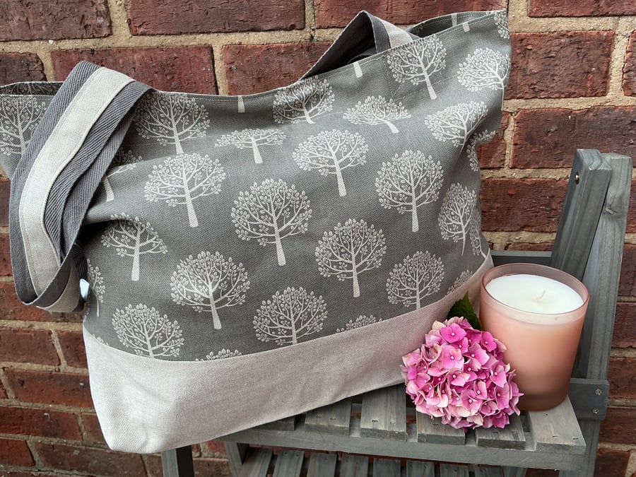 Mulberry Trees Organiser Two Tone Shopper