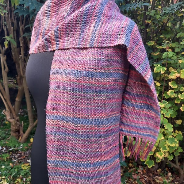 Handwoven Merino Alpaca Scarf