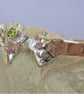 Ivy leaf bangle with peridot - Image 1