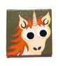Unicorn with Ginger Mane - original painted magnet stocking filler - Image 1