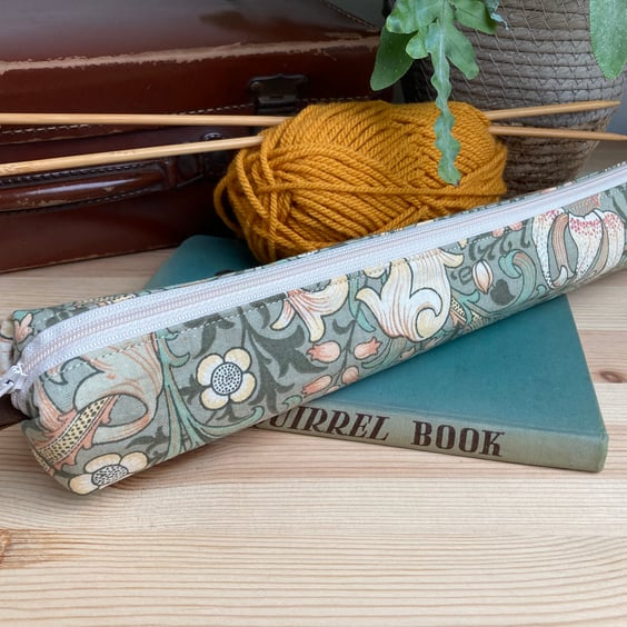 William Morris Knitting Needle Case