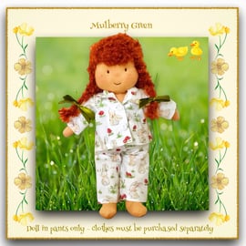 Doll - Marigold Moseley -  a handcrafted Mulberry Green doll