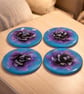 Flower bloom coasters 