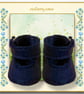 Plain Navy Mary Jane Shoes