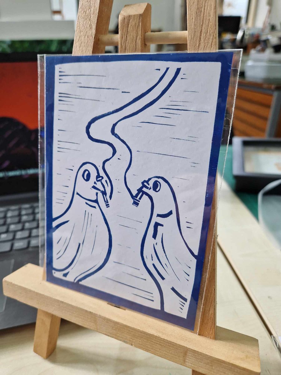 Exhibition postcard. Hand printed. Number 81.