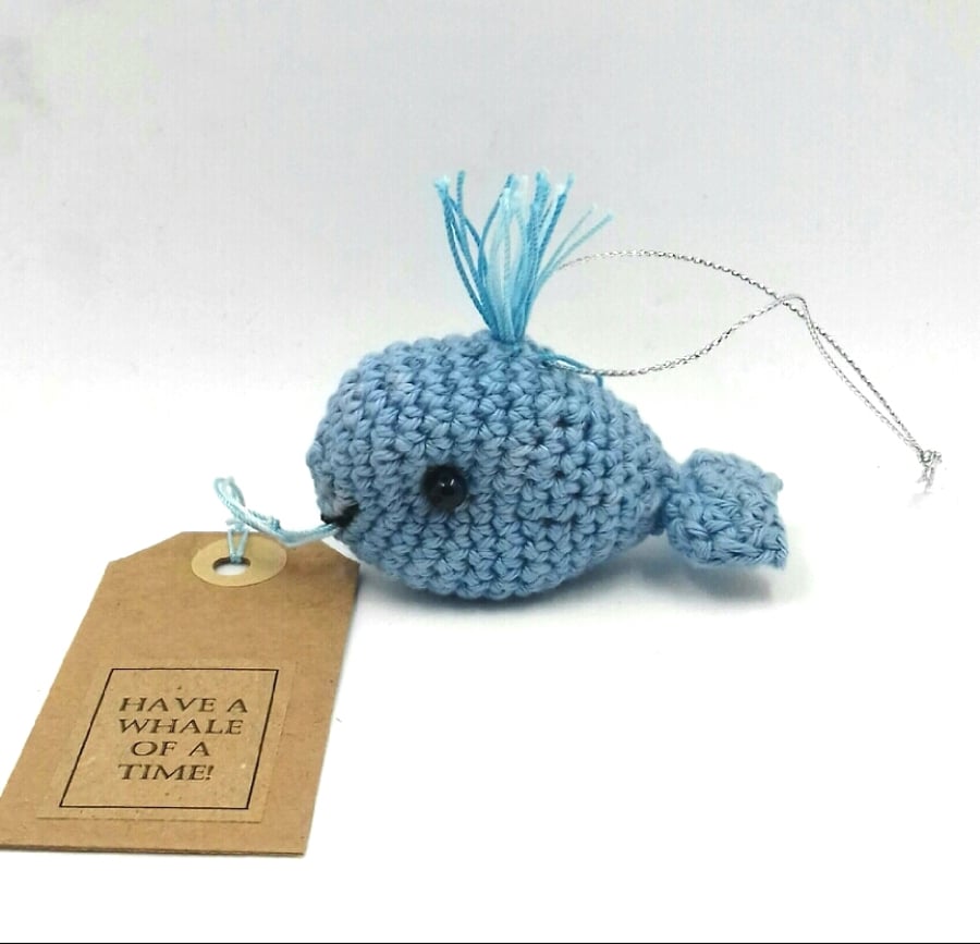 Crochet Messenger Whale!