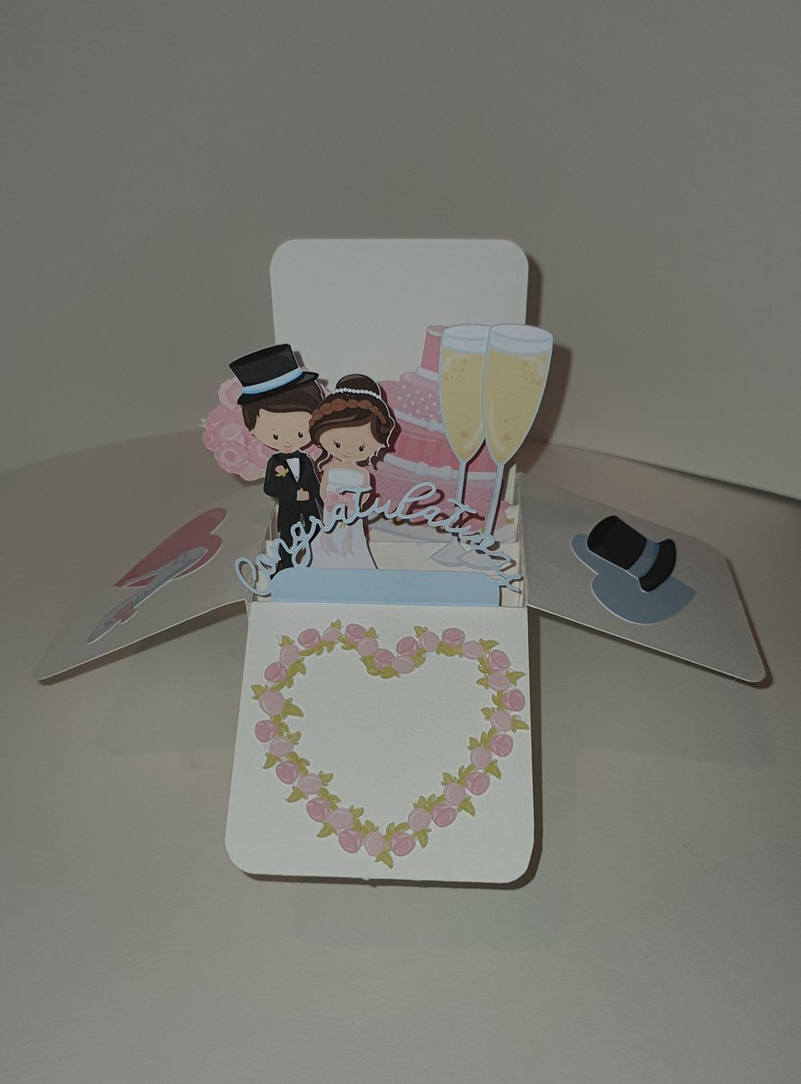 Wedding Box Card - can be personalised 