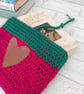 Crochet book pouch, book sleeve - Image 3